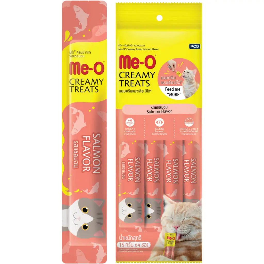 Me-O Creamy Somonlu Krema Kedi Ödülü 4x15 Gr