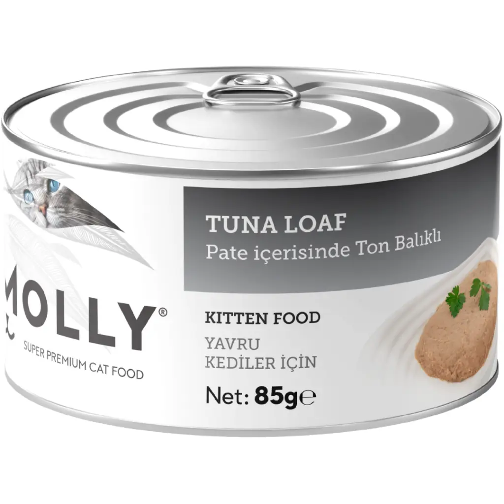 Molly Pate İçerisinde Ton Balıklı Yavru Kedi Konservesi 85 Gr