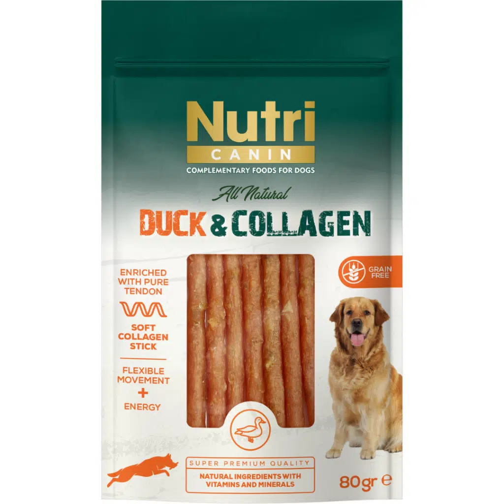 Nutri Canin Duck & Collagen Ördekli ve Kolajenli Köpek Ödülü 80 Gr