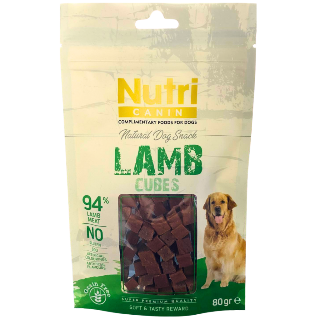 Nutri Canin Lamb Cubes Köpek Ödülü 80 Gr