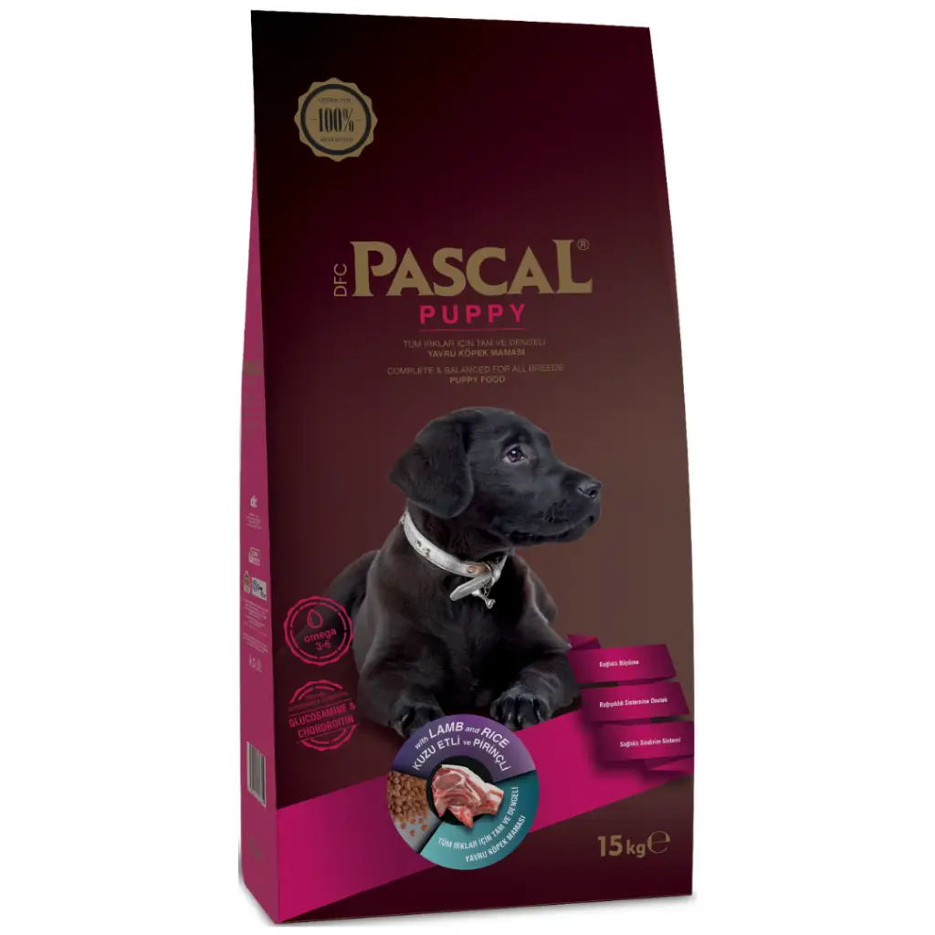 Pascal Puppy Kuzu Etli Yavru Köpek Maması 15 Kg