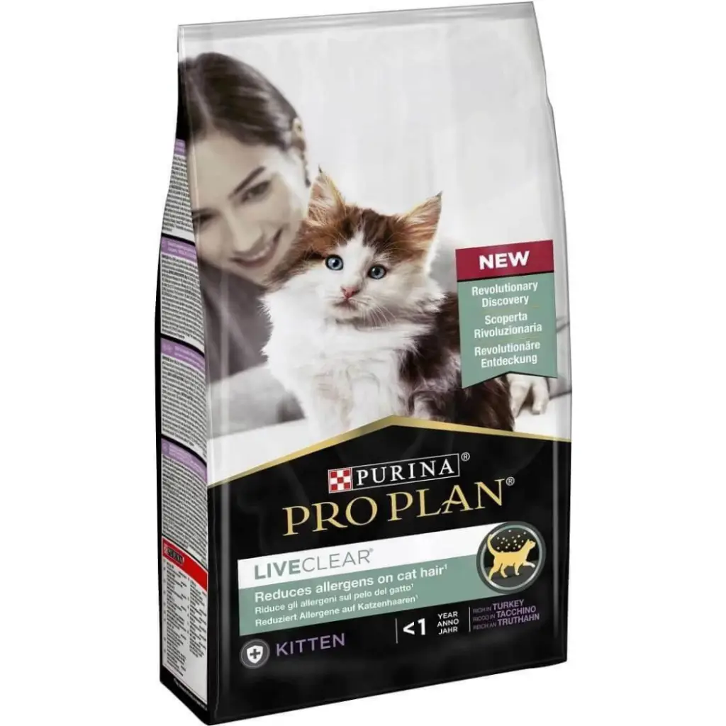 Pro Plan Liveclear Kitten Hindi Etli Yavru Kedi Maması 1.4 Kg