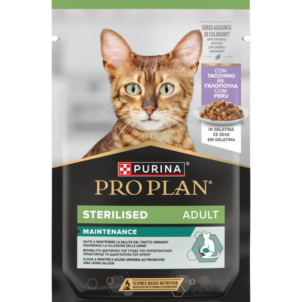 Pro Plan Sterilised Jöle İçerisinde Hindi Etli Kısırlaştırılmış Kedi Yaş Maması Pouch 85 Gr