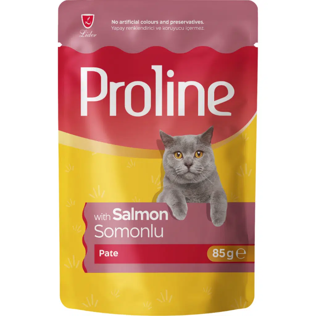 Proline Pate Somonlu Yetişkin Kedi Pouch Yaş Mama 85 Gr