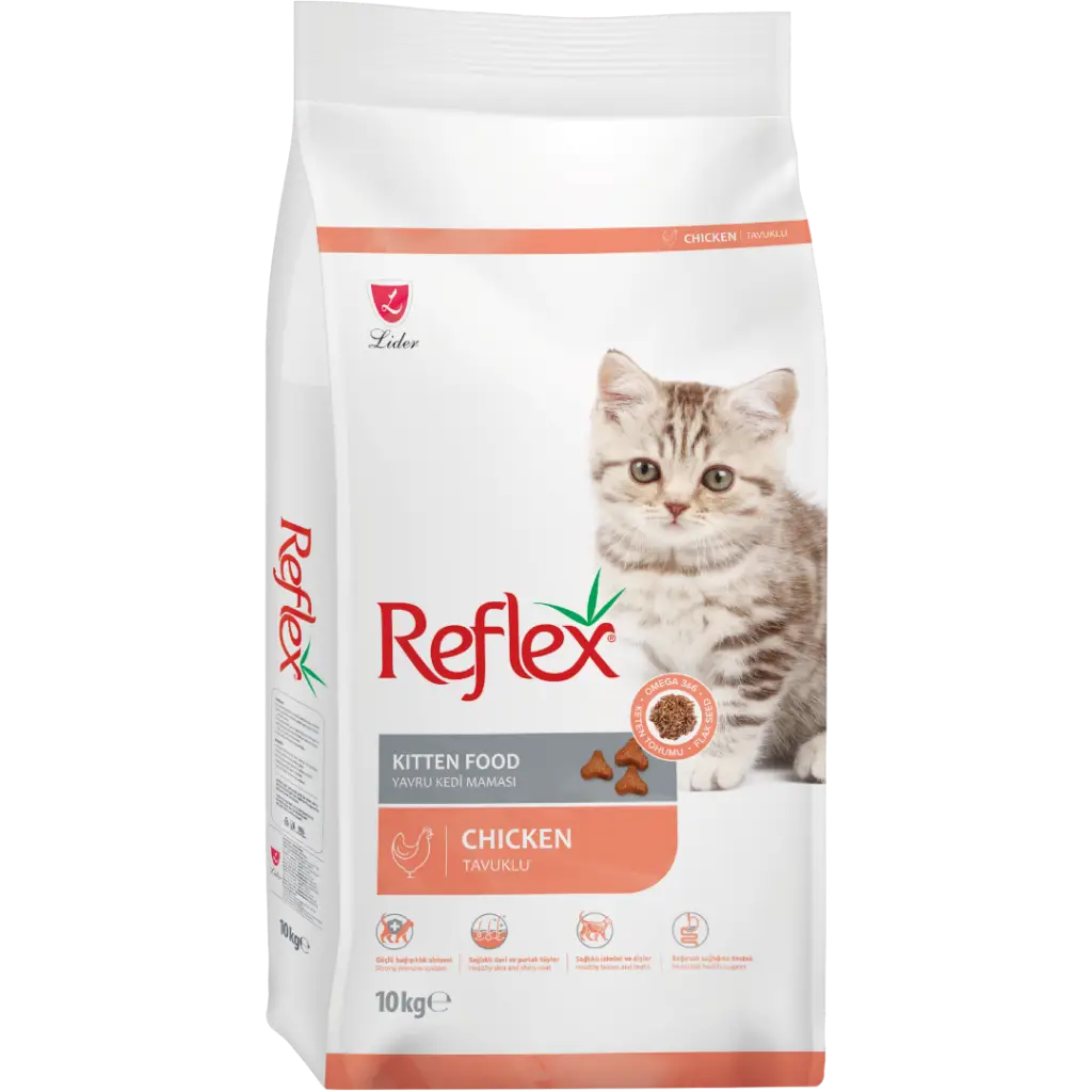 Reflex Kitten Tavuklu Yavru Kedi Maması 10 Kg