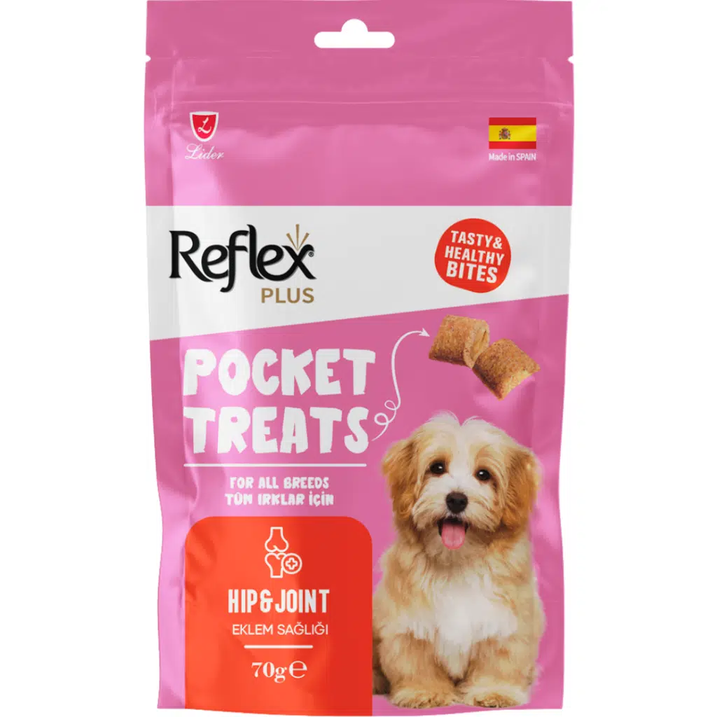 Reflex Plus Pocket Treats Hıp & Joint Eklem Sağlığı İçin Köpek Ödülü 70 Gr