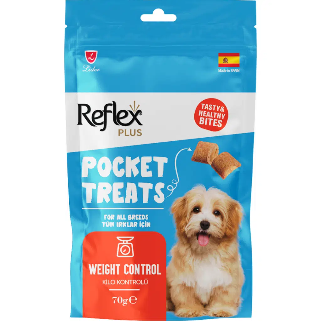 Reflex Plus Pocket Treats Weight Control Kilo Kontrolü İçin Köpek Ödülü 70 Gr