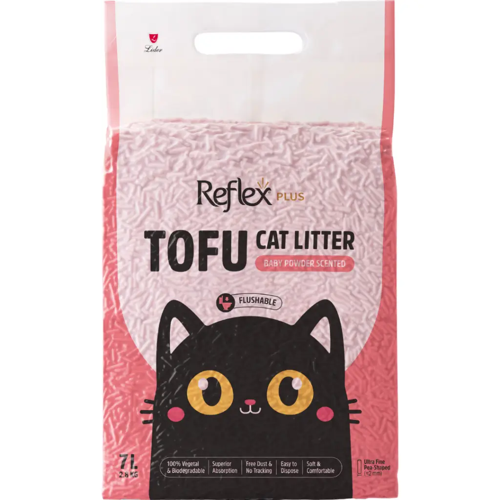 Reflex Plus Tofu Bebek Pudra Kokulu Kedi Kumu 7 Litre