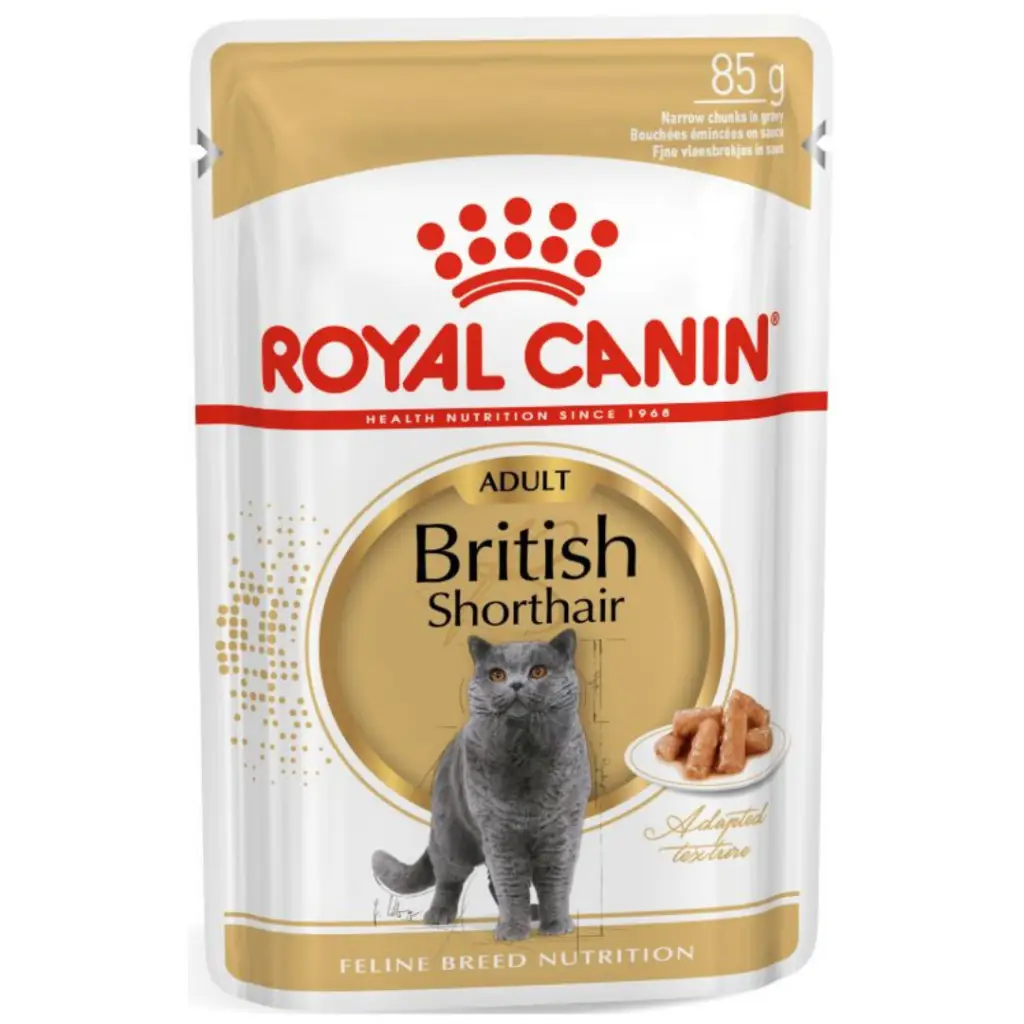 Royal Canin British Shorthair Adult Gravy Pounch Kedi Yaş Maması 85 Gr