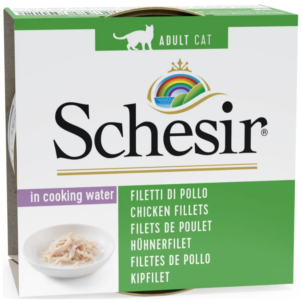 Schesir Cat İn Cooking Water Tavuk Filetolu Kendi Suyunda Doğal Kedi Konservesi 85 Gr