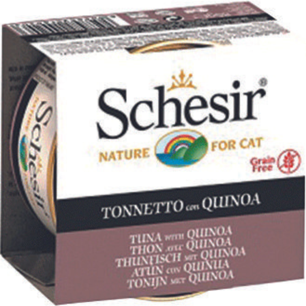 Schesir Cat Jelly Tahılsız Ton Balıklı Ve Kinoalı Kedi Konservesi 85 Gr