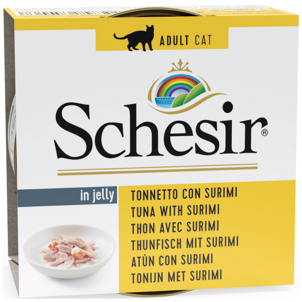 Schesir Cat Jelly Ton Balıklı Ve Surimi Kedi Konservesi 85 Gr