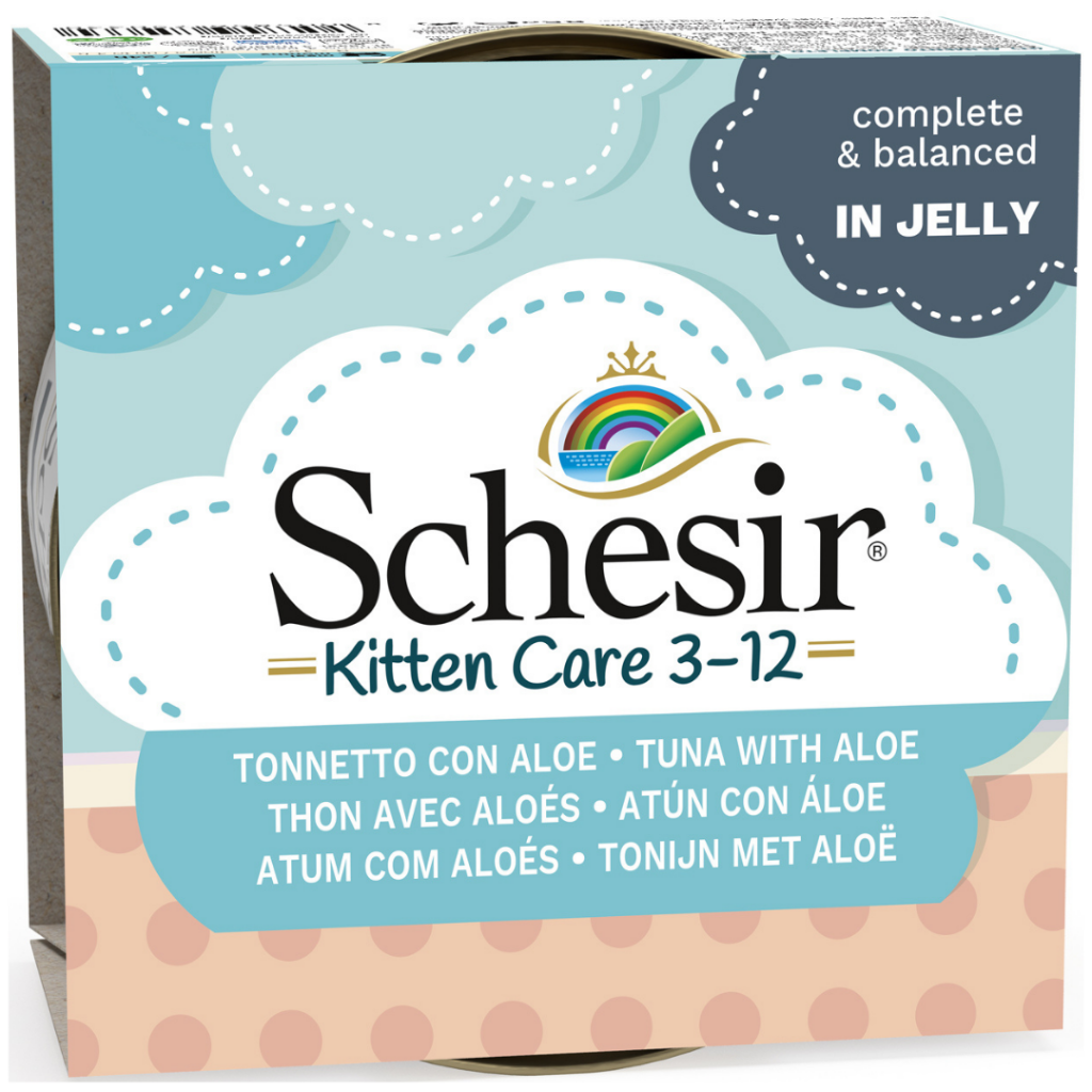 Schesir Kitten Ton Balıklı Ve Aloeveralı Yavru Kedi Konservesi 85 Gr