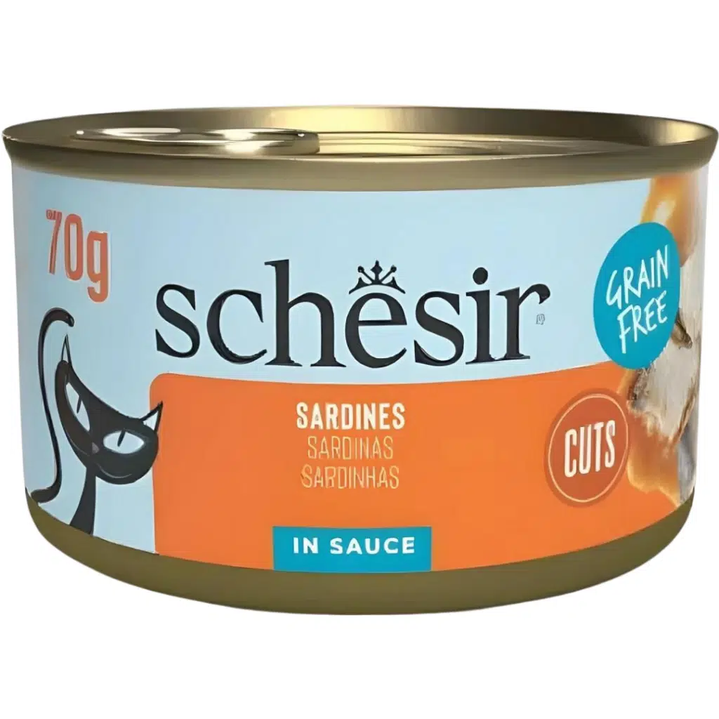 Schesir Sardalyalı Sos İçinde Kedi Konservesi 70 Gr