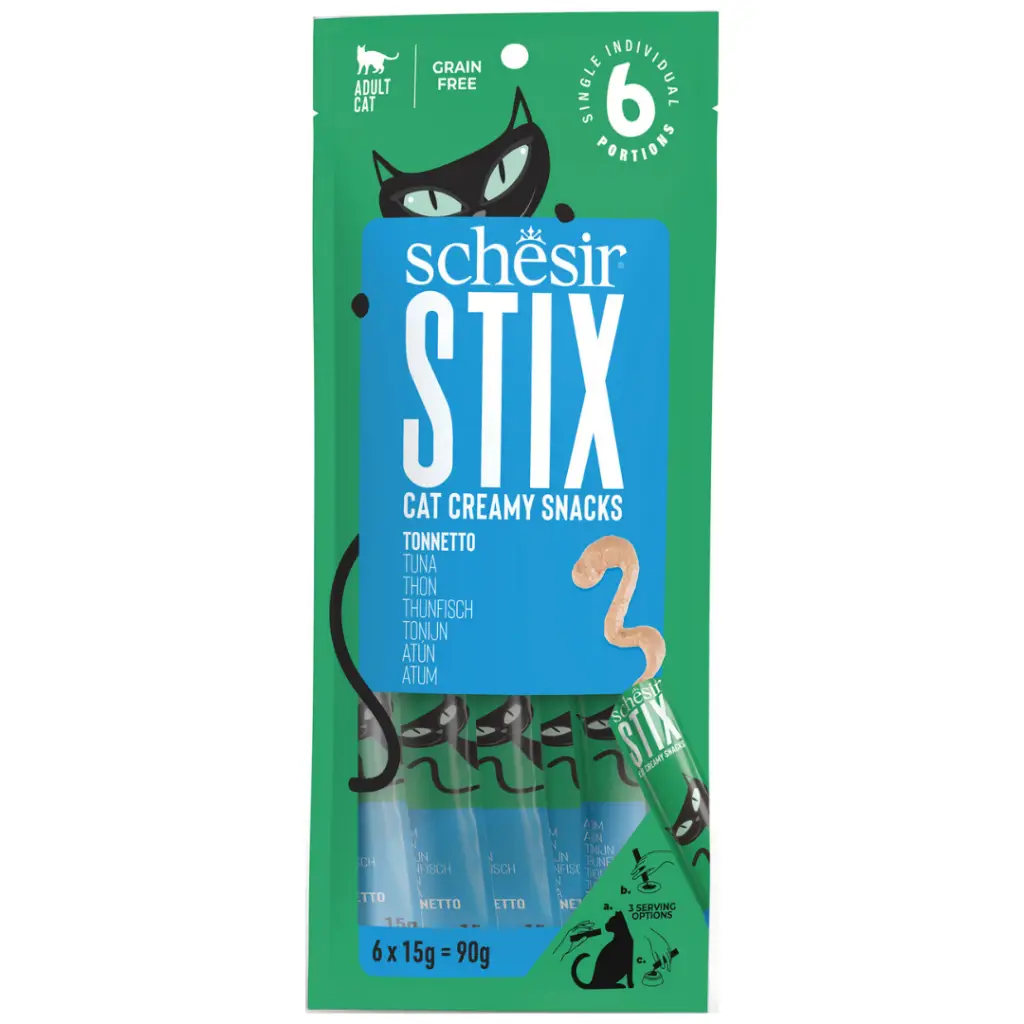 Schesir Stix Ton Balıklı Kedi Ödülü 6x15 Gr