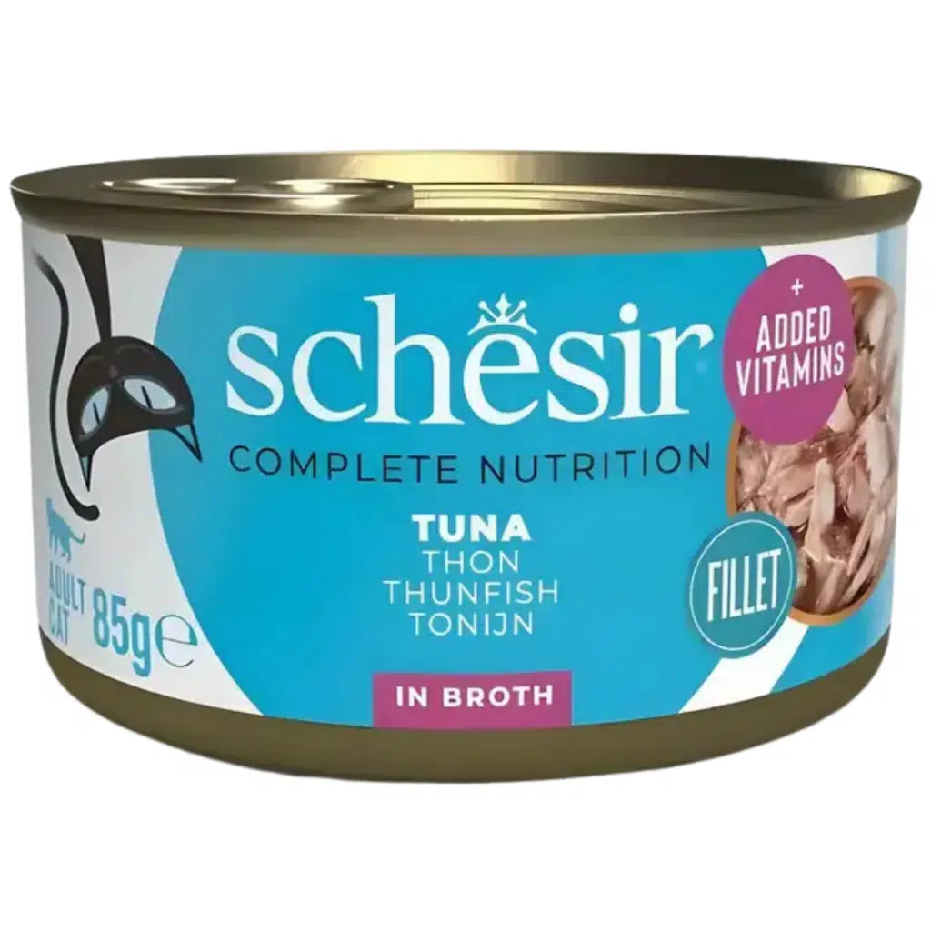 Schesir Ton Balıklı Pişirme Suyunda Yetişkin Kedi Konservesi 85 Gr