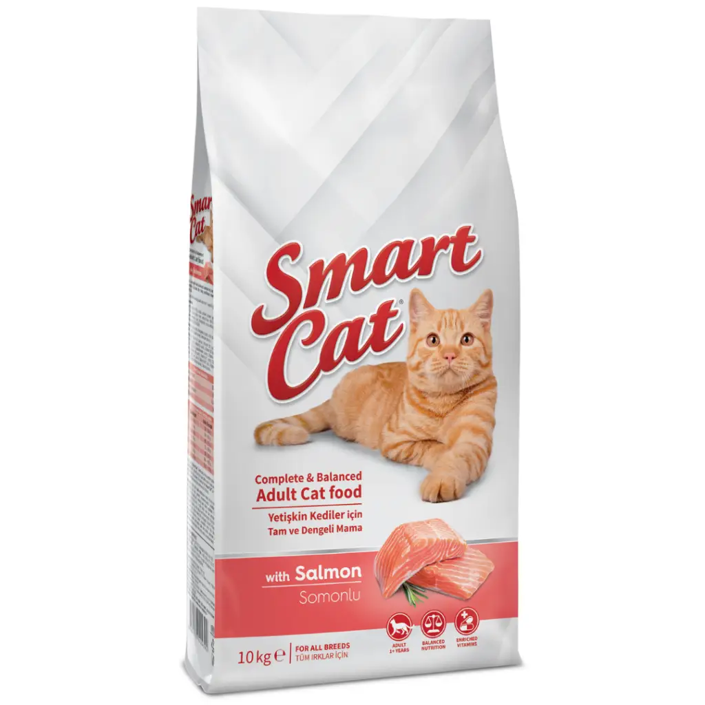 Smart Cat Somonlu Yetişkin Kedi Maması 10 Kg