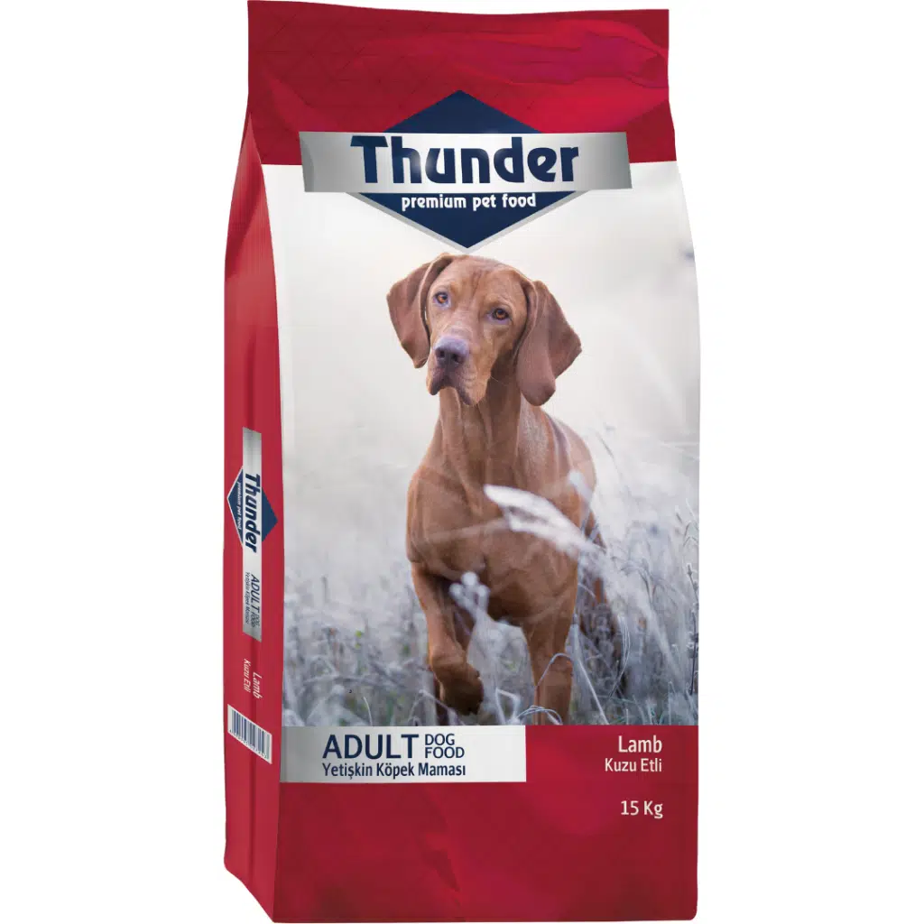 Thunder Kuzu Etli Yetişkin Köpek Maması 15 Kg