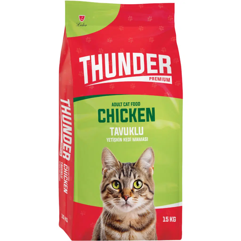Thunder Tavuklu Yetişkin Kedi Maması 15 Kg