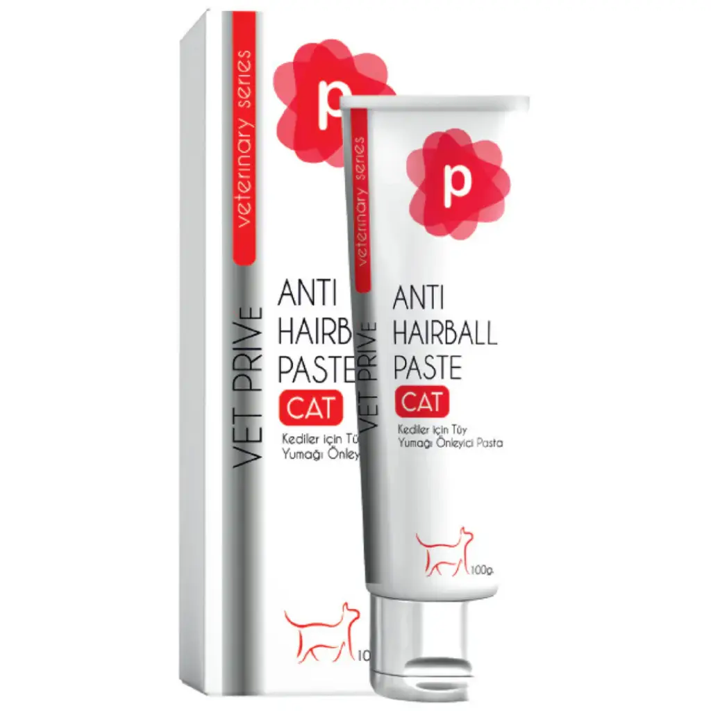 Vet Prive Anti Hairball Malt Soft Paste Kediler İçin Tüy Yumağı Önleyici Pasta 100 Gr