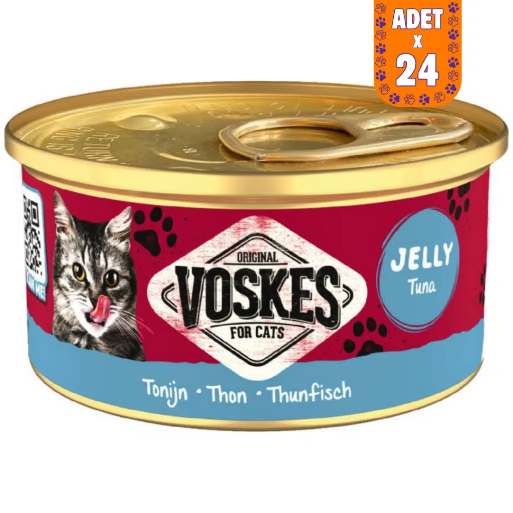 Voskes Ton Balıklı Kedi Konservesi 24x85 Gr
