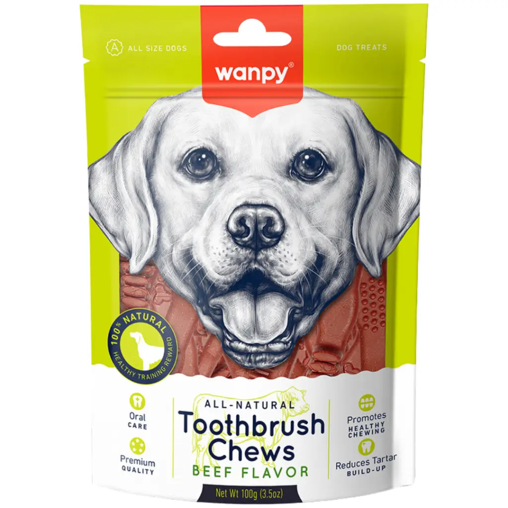 Wanpy Sığır Aromalı Dental Köpek Ödülü 100 Gr
