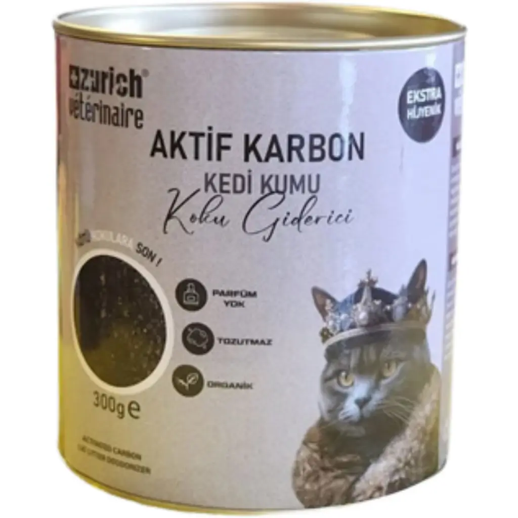 Zürich Aktif Karbon Kedi Kumu Koku Giderici 300 Gr
